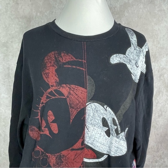 Desigual x Disney Hybrid Mickey Mouse Annarau Sweatshirt Blouse Women's Size M - Picture 3 of 10